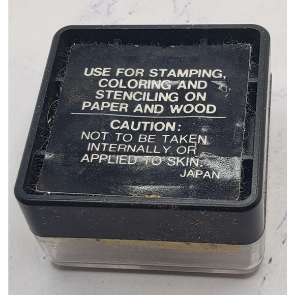 Yatsutomo ColorCubes Lot of 2 Black and Gold Color Cube Stamping Colors - Picture 3 of 5